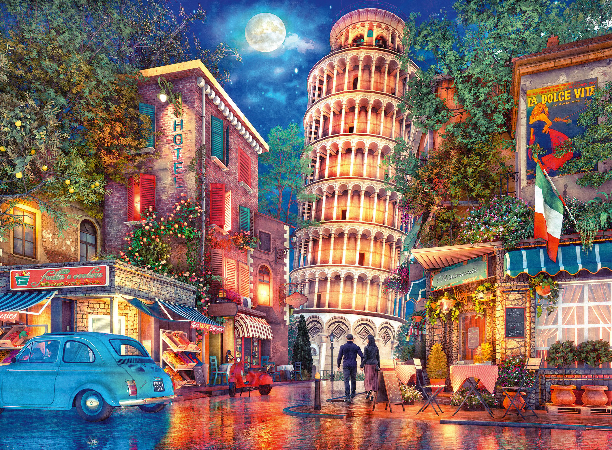 Ravensburger - Puzzle Streets Of Pisa 500p (12000709)