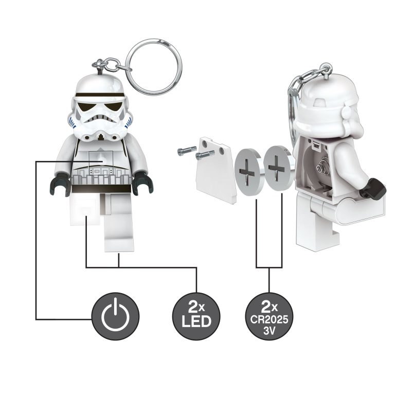 LEGO – Keychain w/LED Star Wars – Stormtrooper (4005036-LGL-KE12H)