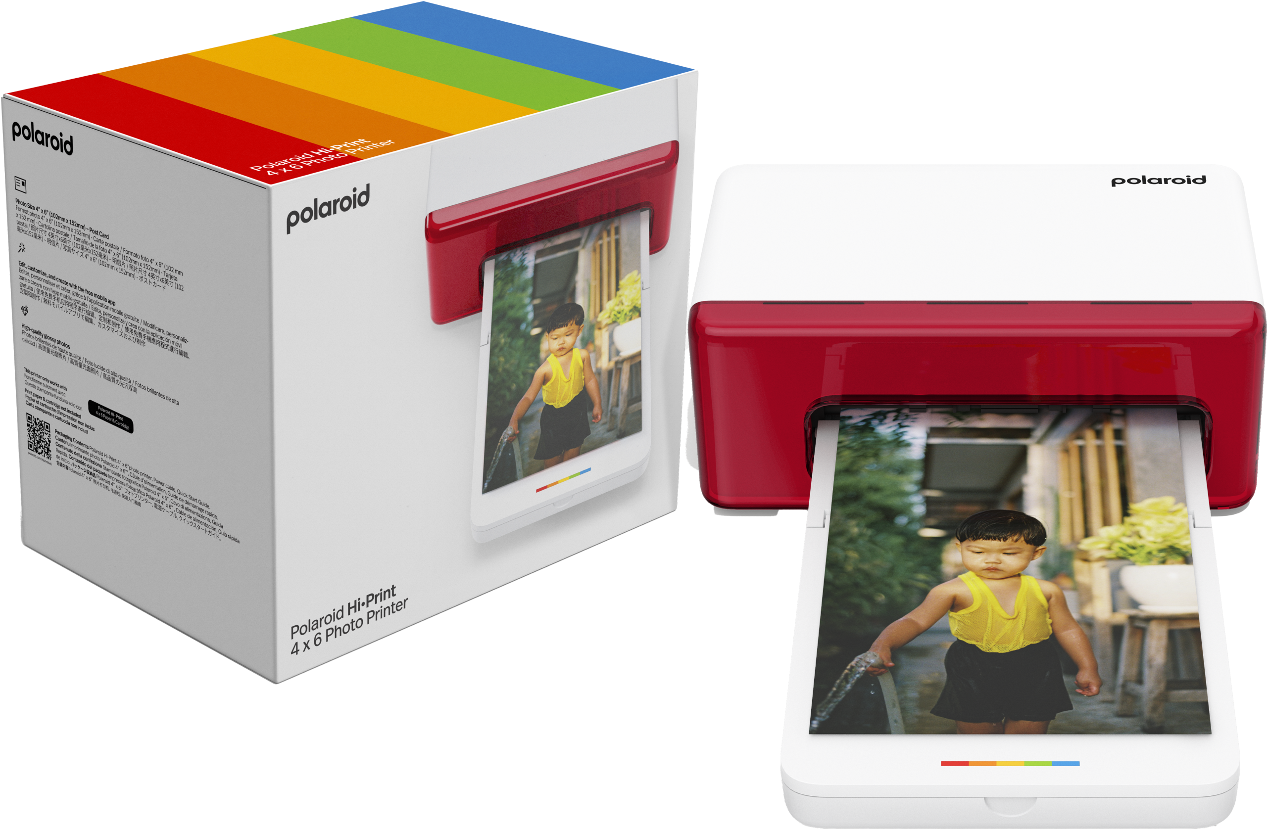 Polaroid - Hi-Print 4x6 Photo Printer - White