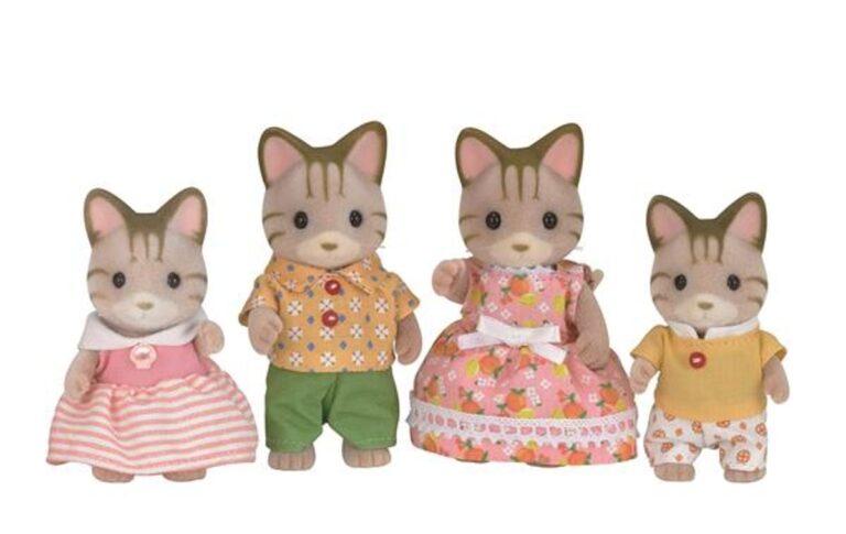 Sylvanian Families – Striped Cat Family (5180)