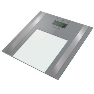 Salter 9158 SV3R Ultra Slim Glass Analyser Scale silver
