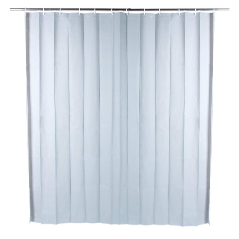 Beldray LA028268LGRYUFFEU7 Antibac Shower Curtain Gray