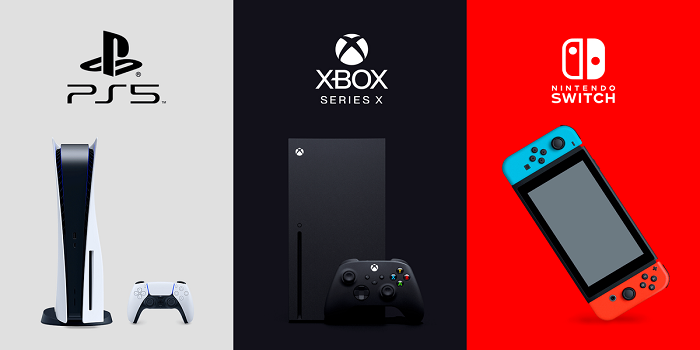 Playstation 5, XBOX Series X, Nintendo Switch