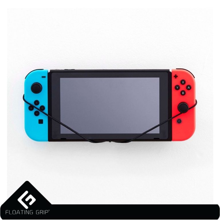 Nintendo Switch Console wall mount by FLOATING GRIP®, Black
