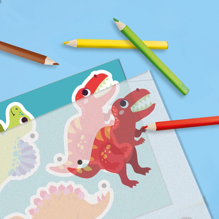 SES Creative – Shrink Foil – Dinosaur Keychains – (S14294)
