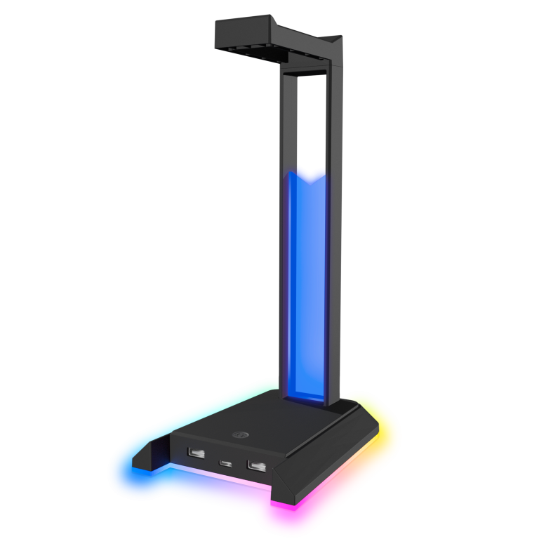 Speedlink – EXCELLO NX RGB Headset Stand, USB 2.0 Hub, black