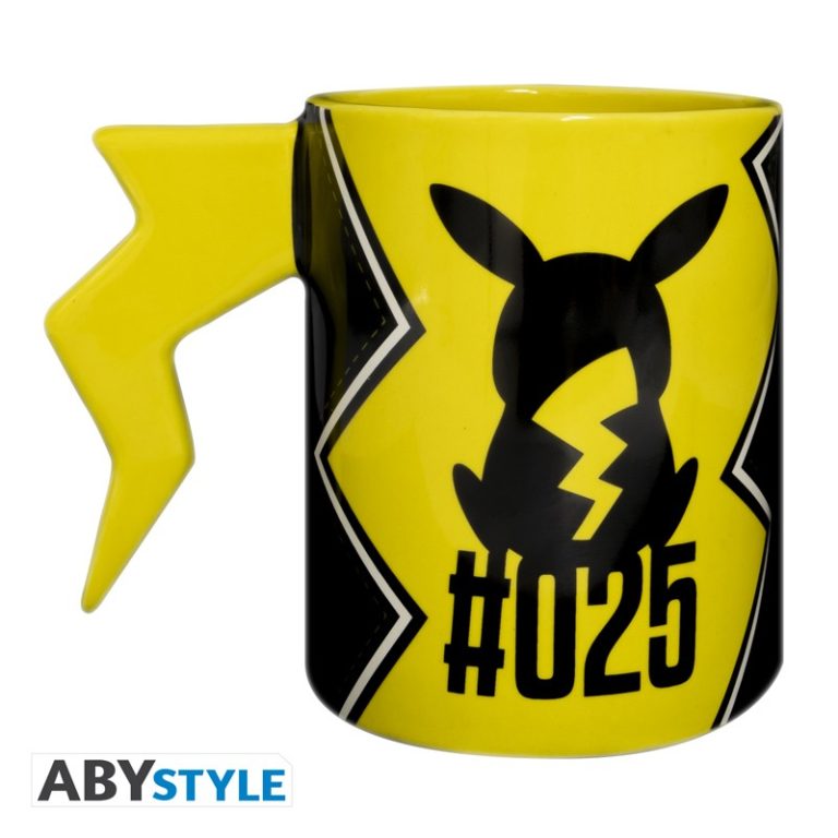 POKEMON – Mug 3D handle – Pikachu lightening bolt