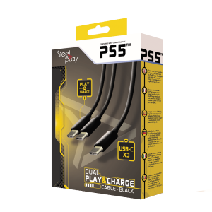 Steelplay Dual Play & Charge Cable for PS5 Controllers