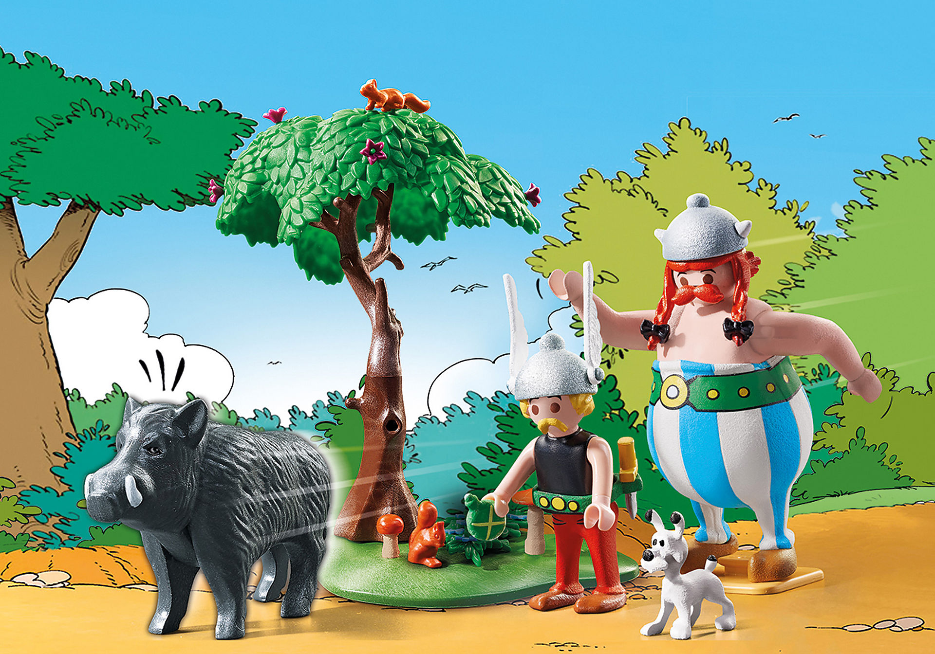 Playmobil - Asterix - Wild Boar Hunting (71160)