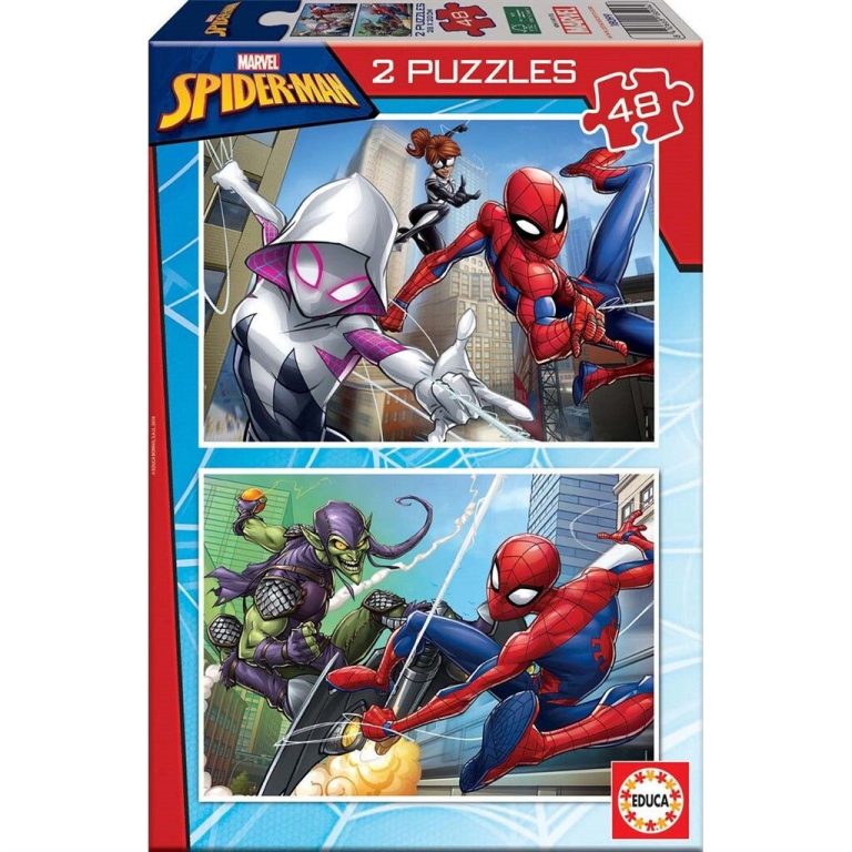 Educa – 2×48 pcs. Puzzle – Spider-Man (80-18099)
