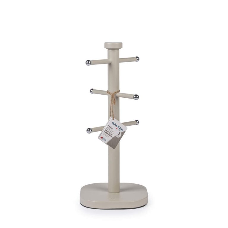 Salter BW14448O Pebble Mug Tree, Beige