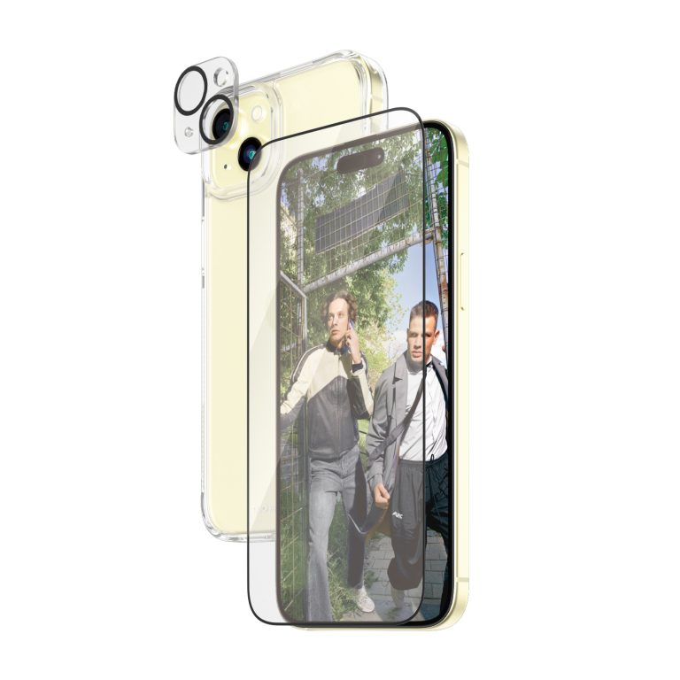PanzerGlass –  Apple Iphone 15 Plus 6,7″ Ultra Wide Fit Bundle + Picture Perfect + Hardcase with D30