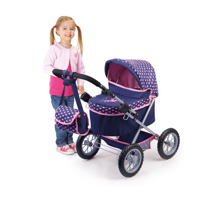 Bayer – Dolls Pram – Trendy – Navy (13052AA)