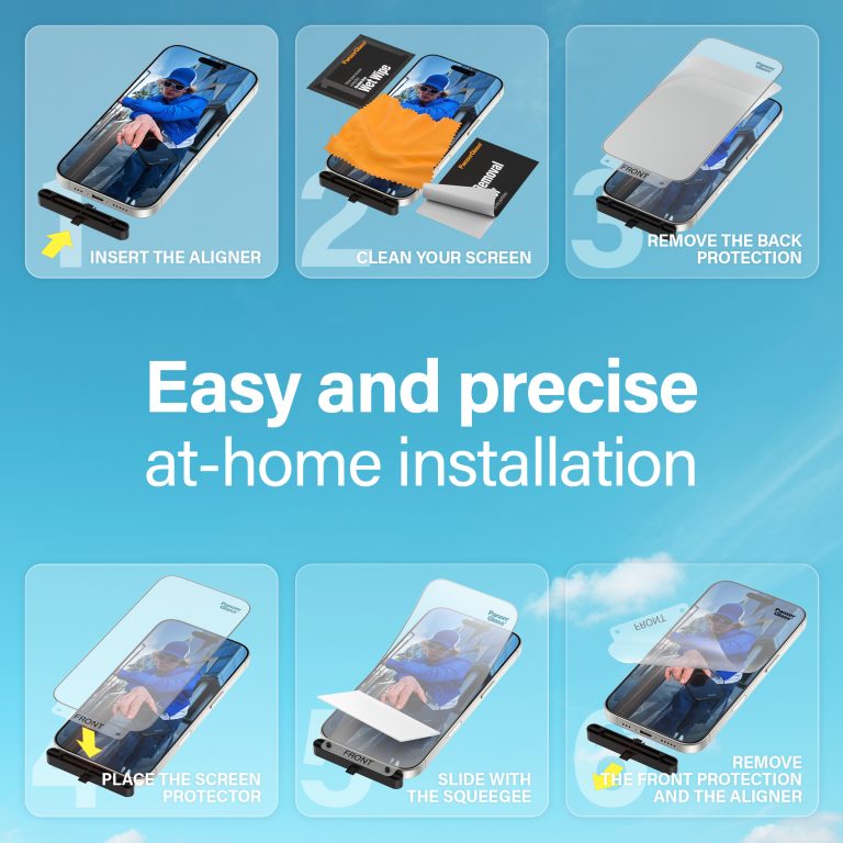 PanzerGlass – Screen Protection MATRIX – iPhone 16 – Ultra Wide Fit