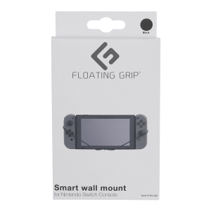 Nintendo Switch Console wall mount by FLOATING GRIP®, Black