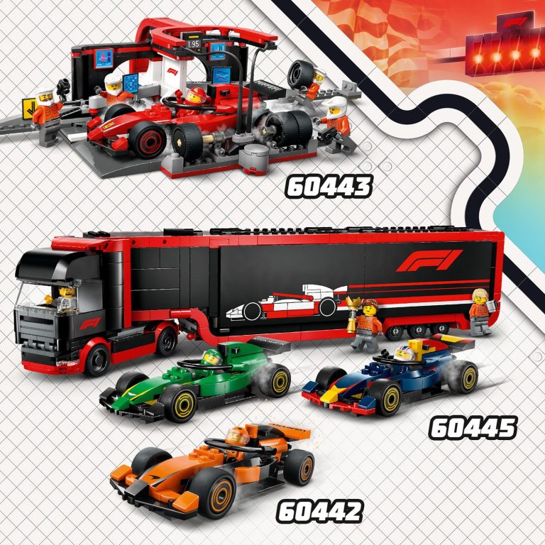 LEGO – LEGO City – F1® Williams Racing & Haas F1® Race Cars (60464)