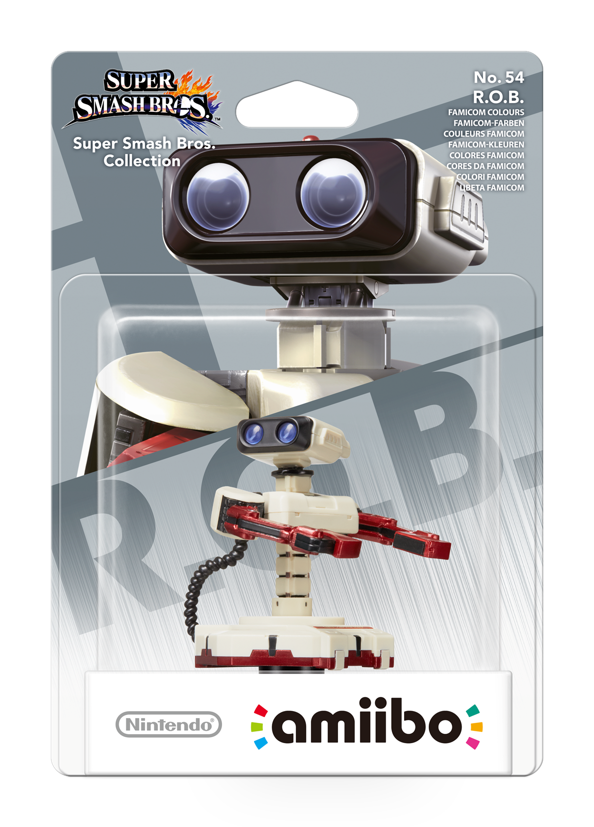 Nintendo Amiibo Figurine R.O.B. Famicom Colours (Super Smash Bros. Collection)