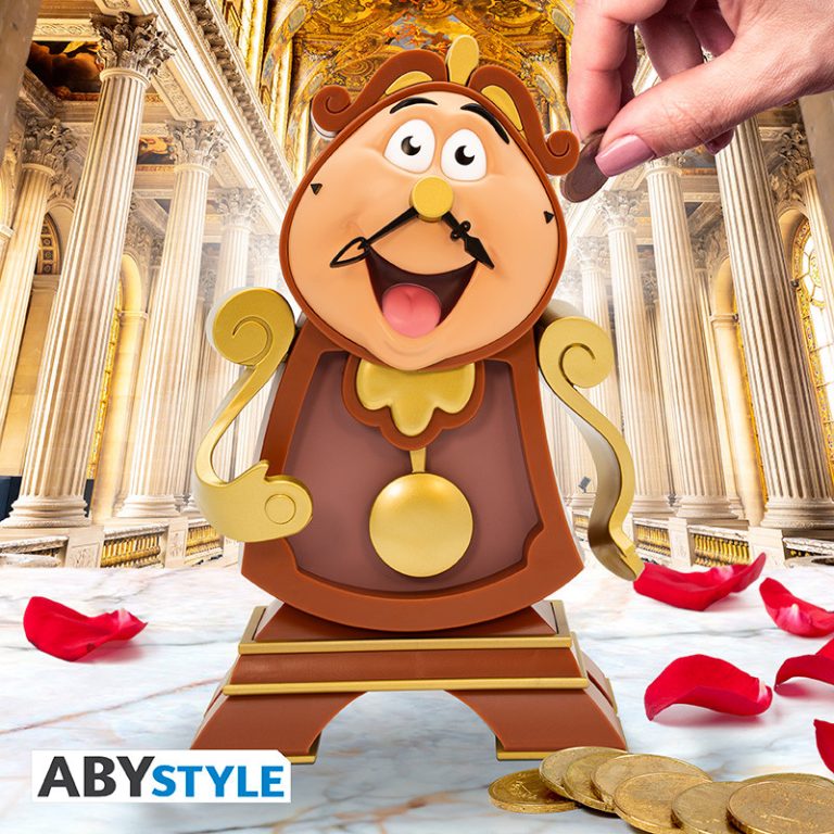 DISNEY – Piggy Bank – Beauty and the Beast – Cogsworth