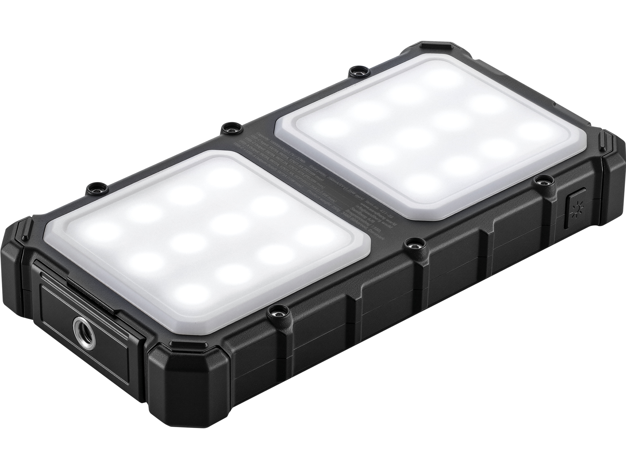 Sandberg 421-23 Solar Powerbank CampLED 10000
