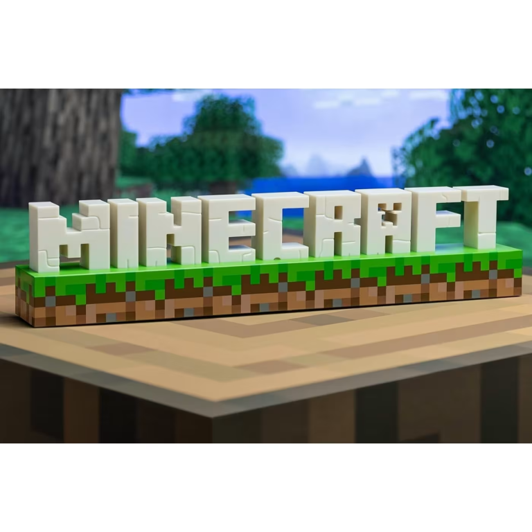 Paladone Minecraft Logo Light