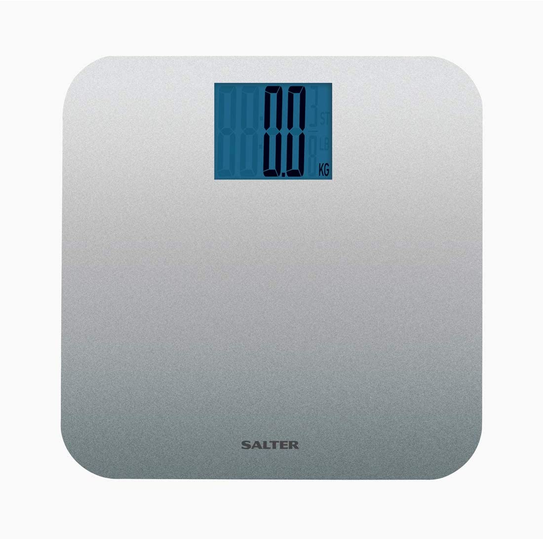 Salter 9075 SCFEU12 Max Electronic Digital Bathroom Scales - Silver