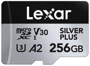 Lexar - microSDXC Professional SILVER Plus UHS-I/U3/A2/4K R205/W150 (V30) - 256GB