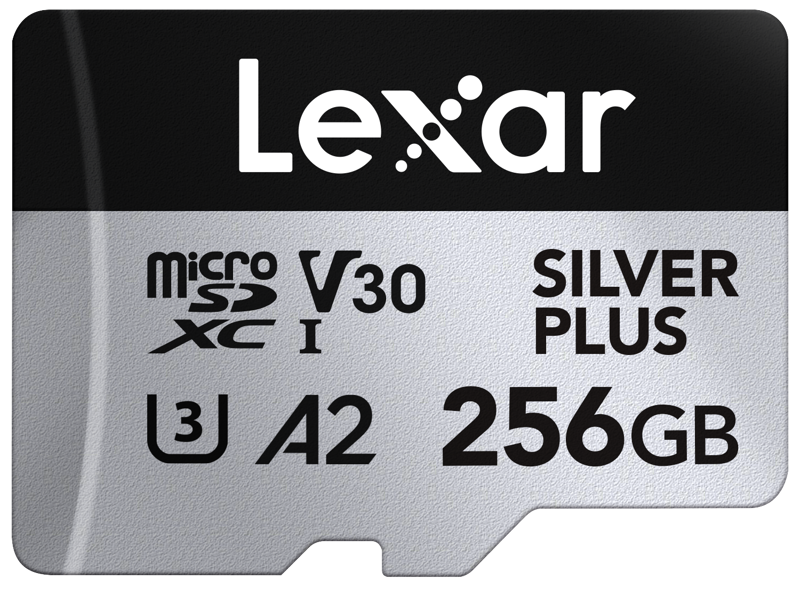 Lexar - microSDXC Professional SILVER Plus UHS-I/U3/A2/4K R205/W150 (V30) - 256GB