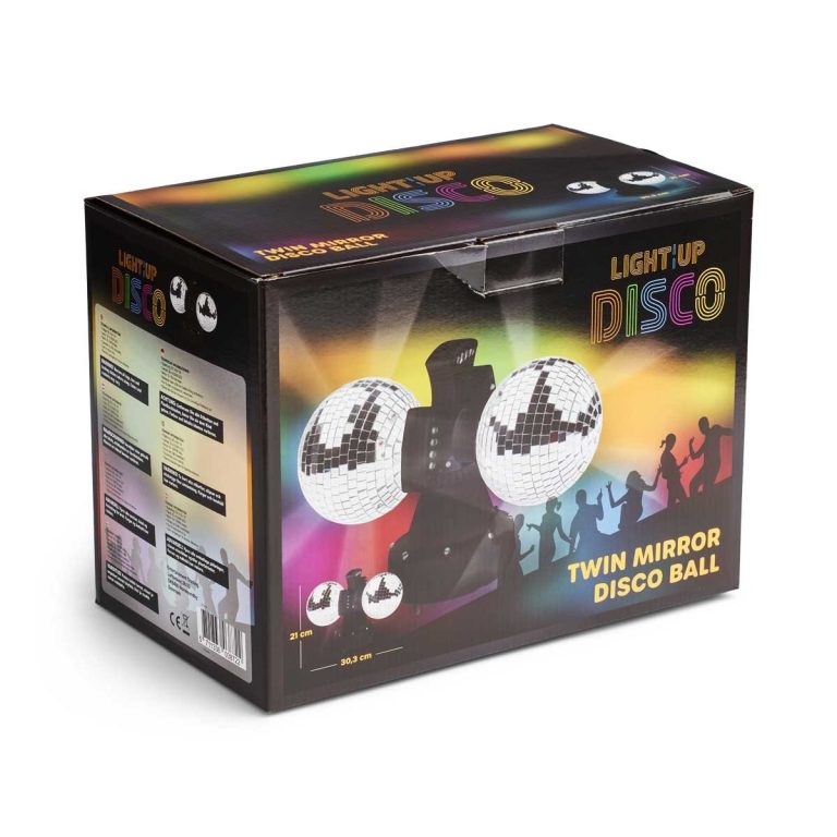LIGHT – UP – Twin Mirror Ball lamp LED (MCDC010)