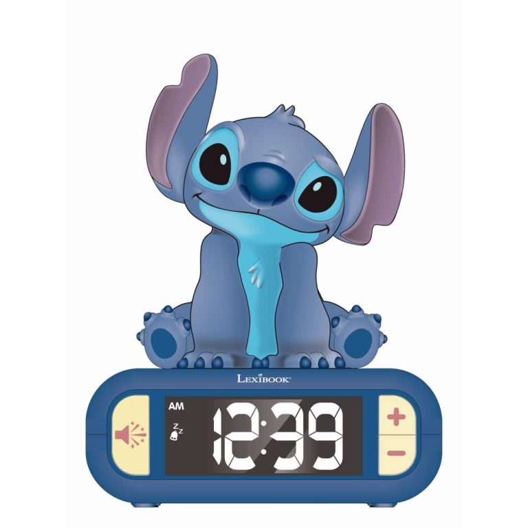 Lexibook – Stitch – Digital 3D Alarm Clock (RL800D)