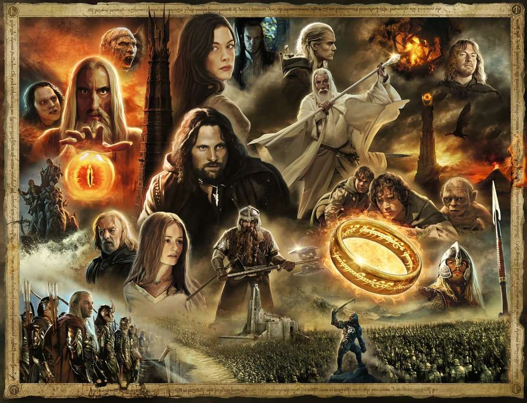 Ravensburger - Lord Of The Rings The Two Towers 2000p - (10217294)