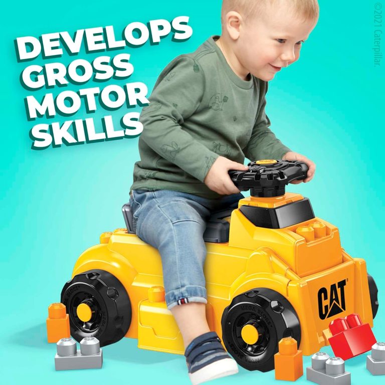 Mega Bloks – CAT Build n’ Play Ride-On (HDJ29))