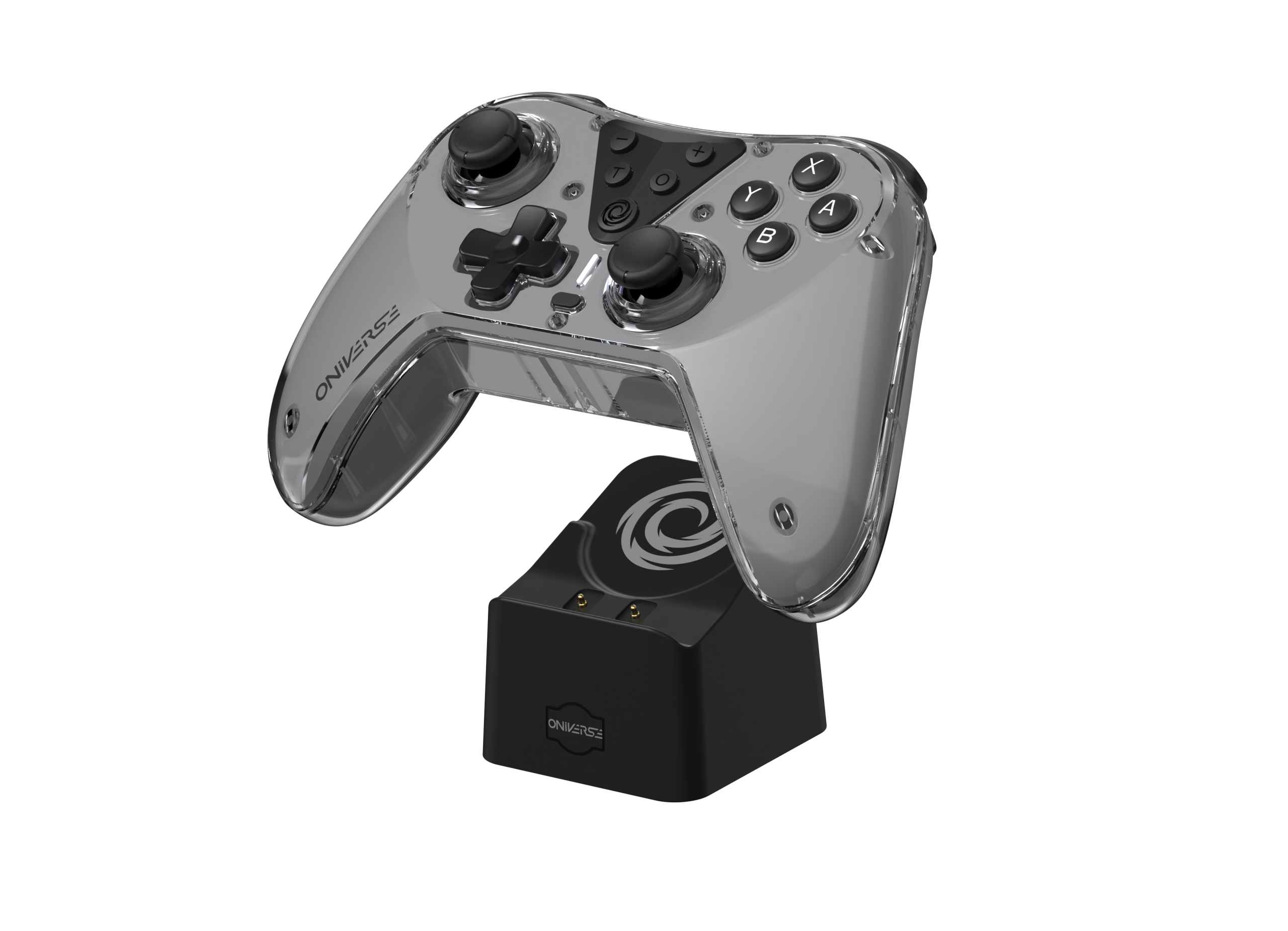 Nintendo Switch Oniverse Astralite Controller Wireless Smoked Black inkl. Charging Station