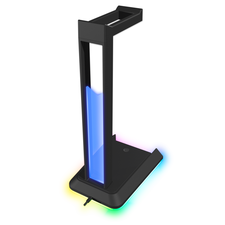 Speedlink – EXCELLO NX RGB Headset Stand, USB 2.0 Hub, black