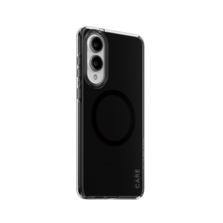 CARE by PanzerGlass – Flagship Case Urban Combat Smokey m. Sort Qi Compatible Samsung S25 Edge