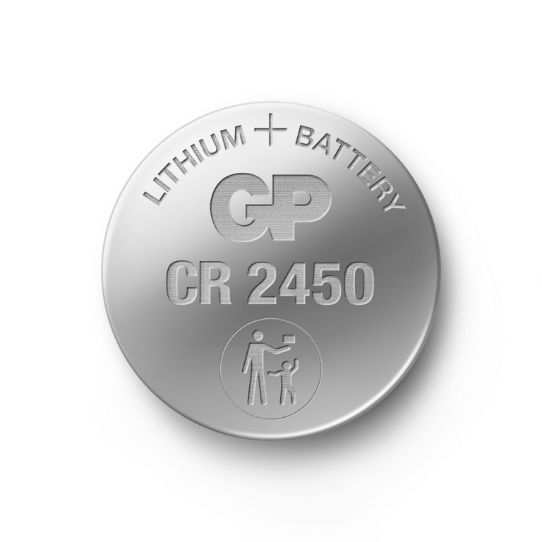 GP – Lithium Cell Battery CR2450, 3V, Safety Seal, 2-pack