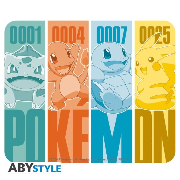 POKEMON – Flexible Mousepad – Kanto Starters