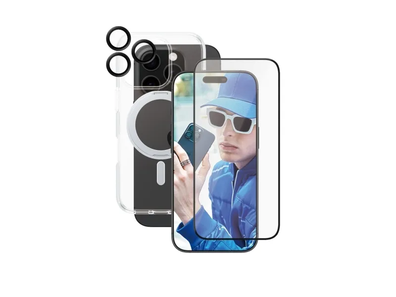 CARE by PanzerGlass - 3-in-1 Protection Bundle - MagSafe-Compatible - iPhone 16 Pro