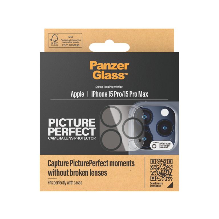 PanzerGlass – PicturePerfect Camera Lens Protector iPhone 15 Pro – 15 Pro Max