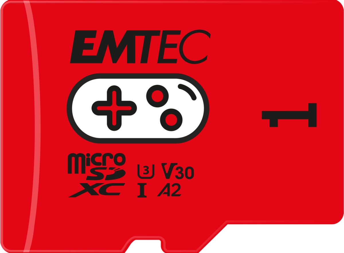 Emtec mSD 1TB UHS-I U3 V30 A2 Gaming Rouge