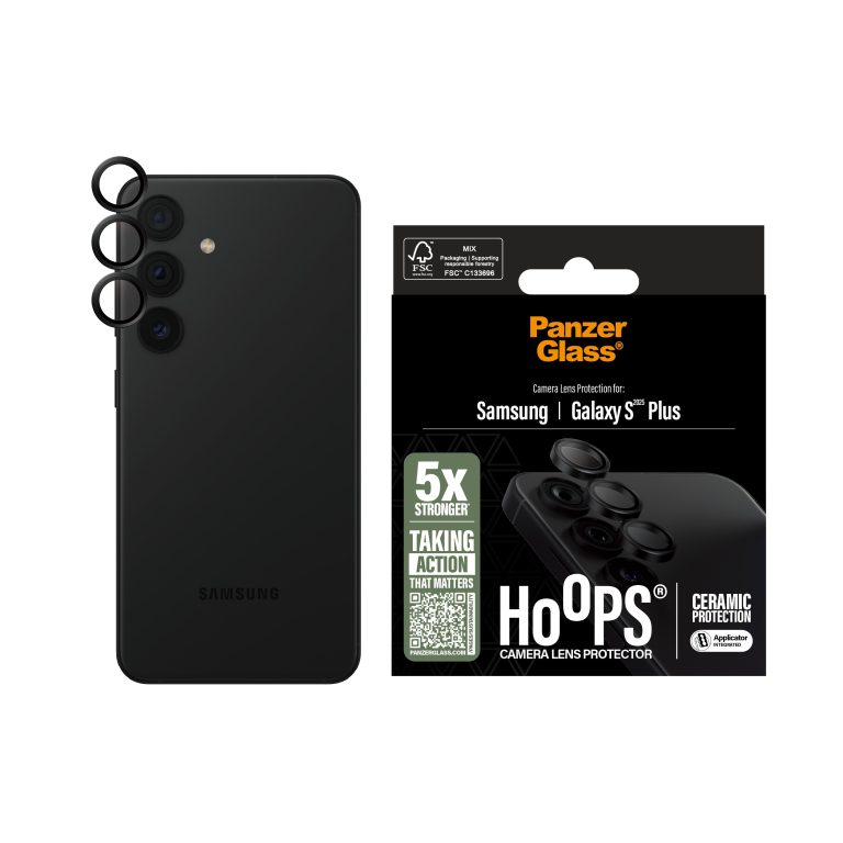 PanzerGlass – Hoops – Ceramic Lens Protector Samsung Galaxy S 2025 Plus