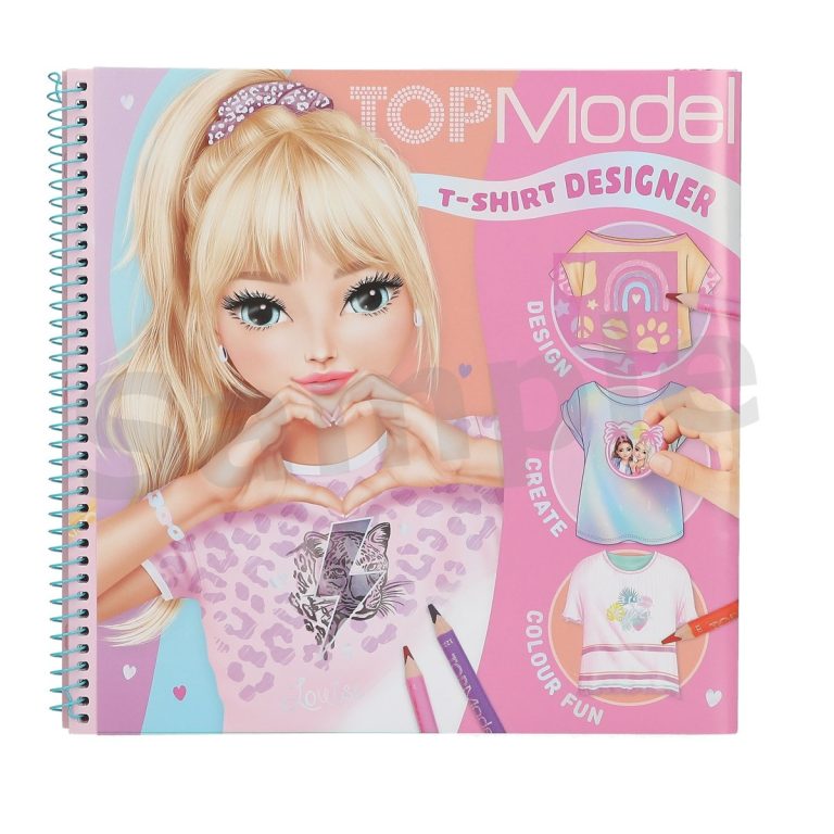 Topmodel – TOPModel T-Shirt Designer Colouring Book (413585)