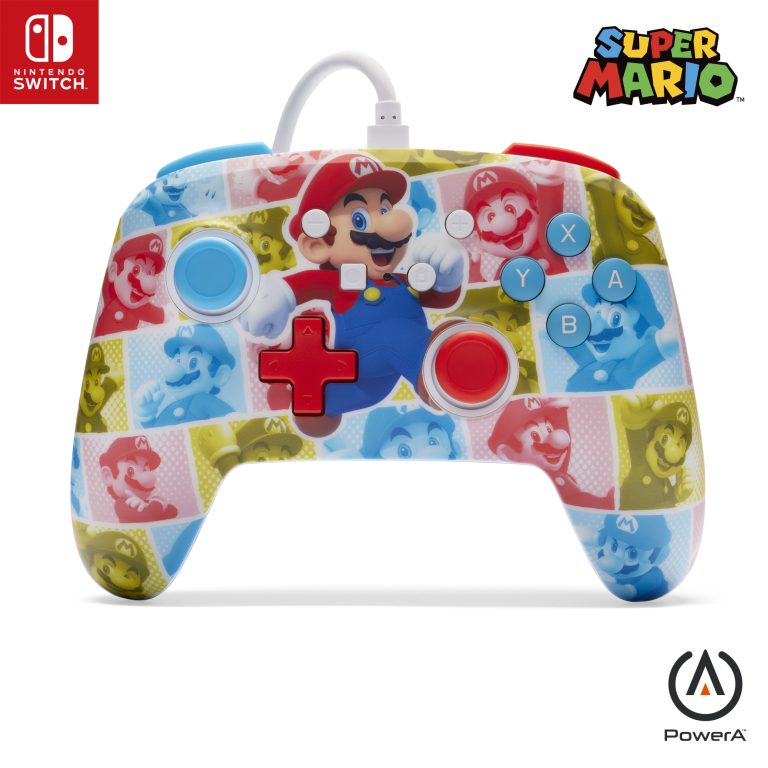 PowerA Enhanced Wired Controller – Mario Hero Reel (Nintendo Switch)