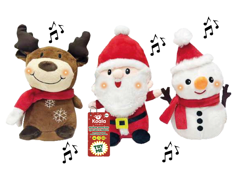 Koala Games G2586 Christmas Danging, Singins  & Lighting Plushes 24 cm