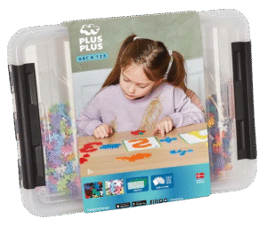 Plus-Plus - ABC & 123 Storage Box / 2000 pcs ( 3923 )
