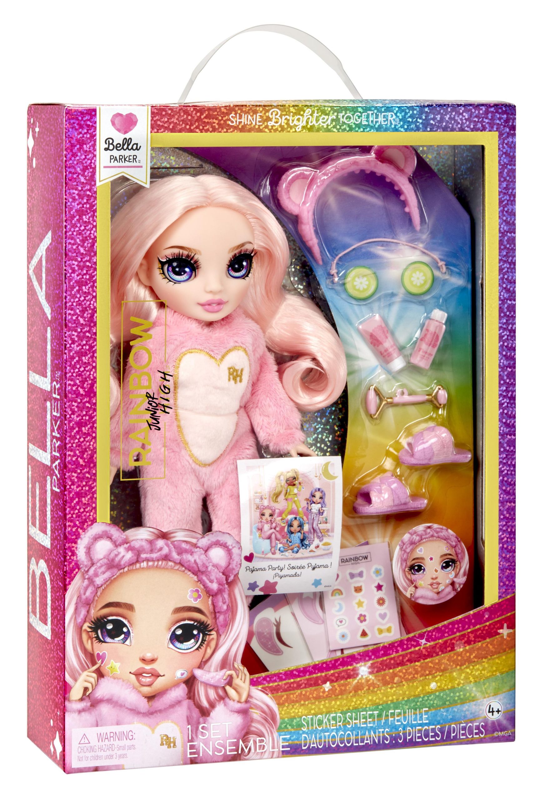 Rainbow High - Junior High PJ Party Fashion Dolls - Bella