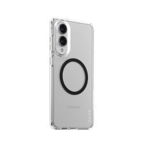 CARE by PanzerGlass - Flagship Case Transparent Urban Combat w. Black Qi Compatible Samsung S25 Edge