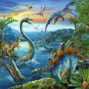 Ravensburger - Dinosaur Facination 3x49p - 09317