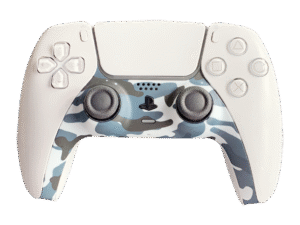Piranha PS5 Controller Skins - Camo Blue