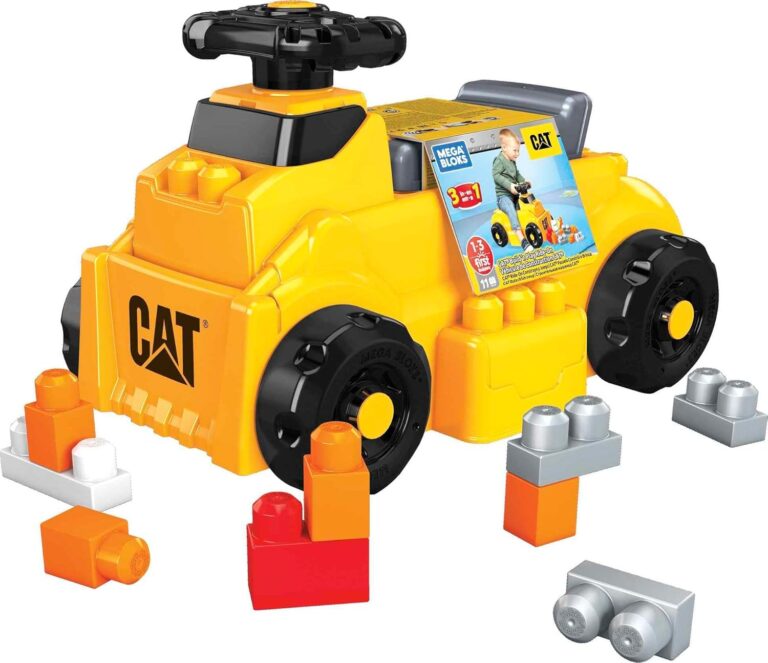 Mega Bloks – CAT Build n’ Play Ride-On (HDJ29))