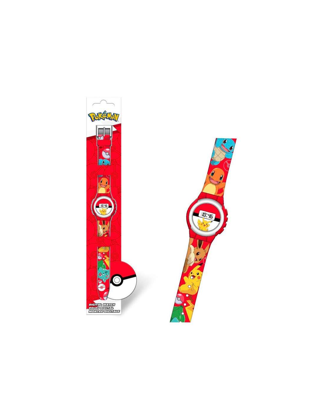 Kids Licensing - Digital Wrist Watch - Pokémon (0878311-POK4374)